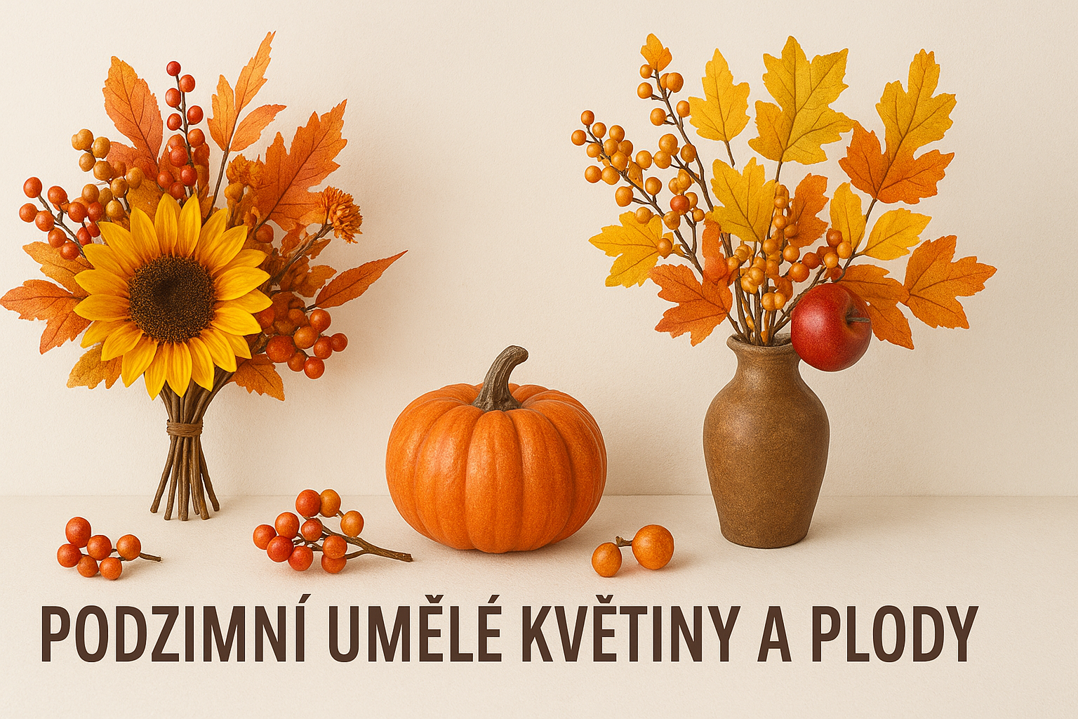 Podzimní umělé květiny