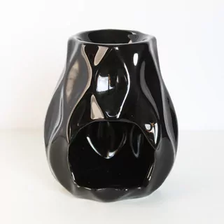 Aromalampa porcelán 9cm černá