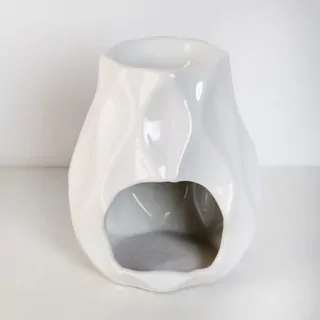 Aromalampa porcelán 9cm bílá