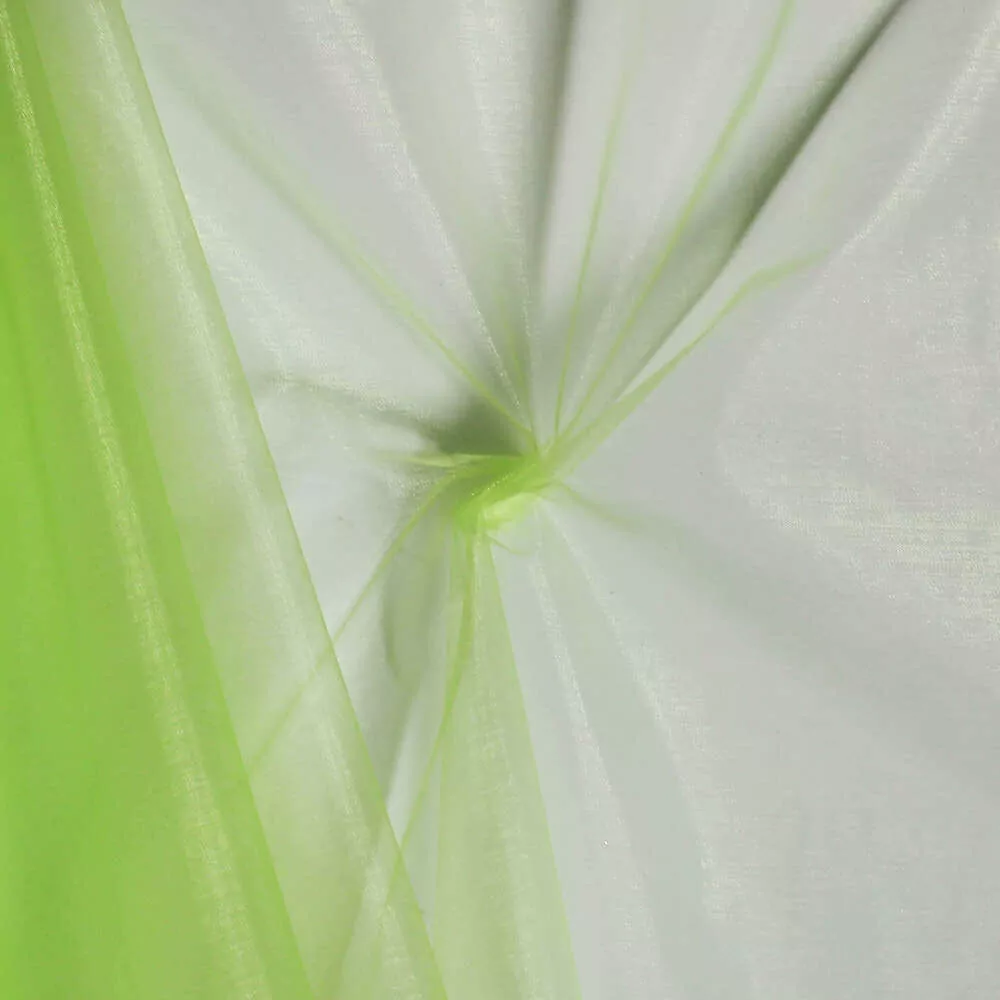 Organza š36cm/9m světle zelená