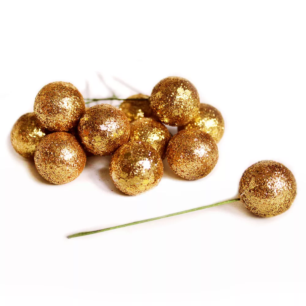 Koule zápich pvc/drát 12ks/pr.2/8cm měděná