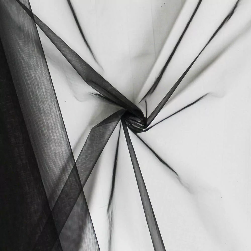 Organza š36cm/9m černá