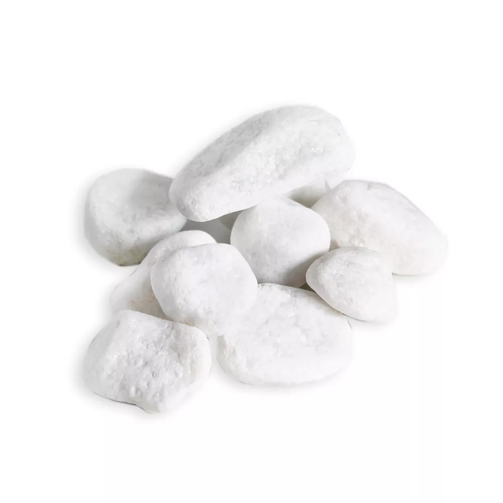 Kamínky 2-4cm 4kg pvc bag přírodní bílé