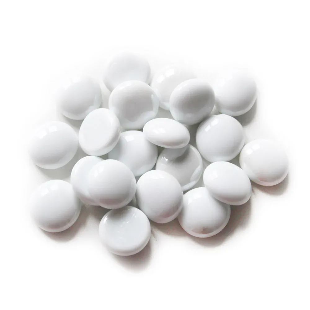 Nugety sklo 600g bílé