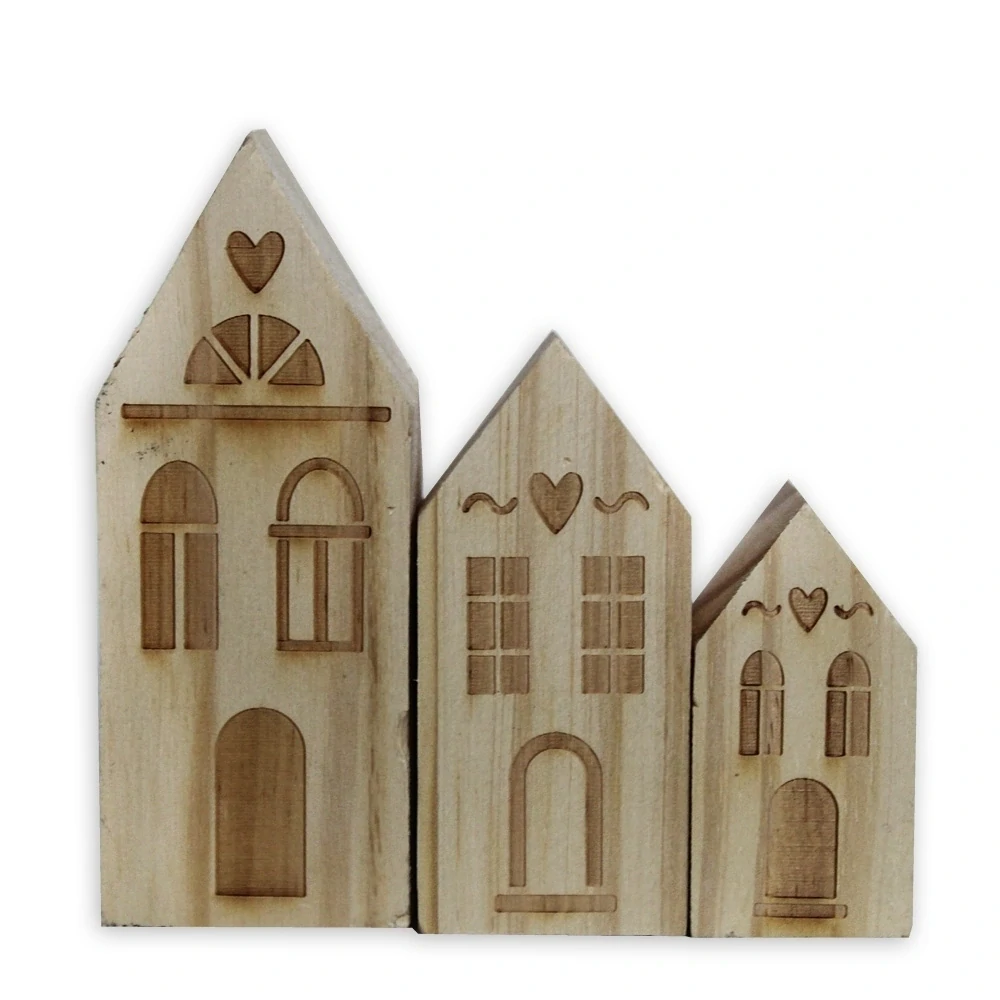 Domek dřevo 6cm