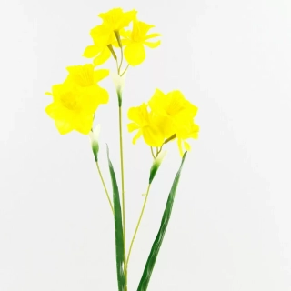 Narcis umělý 68cm žlutá