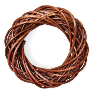 Kruh proutí 30cm/7,5cm hnědá