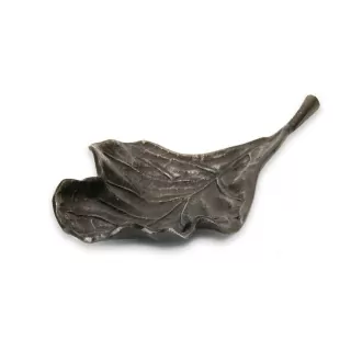 Mísa kov List 33x18,5x7,5cm stříbrná