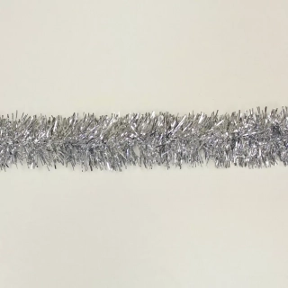 Řetěz vánoce 5cm/6m stříbrná