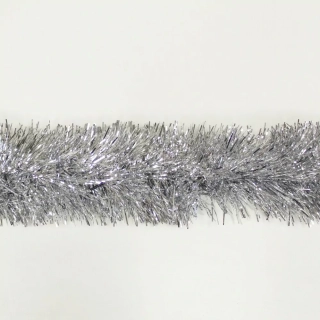 Řetěz vánoce 7cm/6m stříbrná
