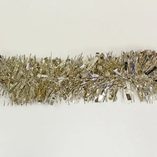 Řetěz vánoce 9cm/2m mat champagne