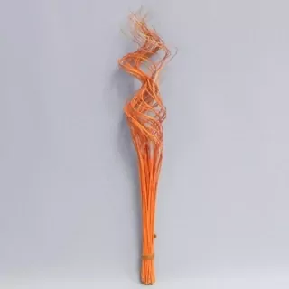 Sušina proutí kroucené 40ksx60cm oranž