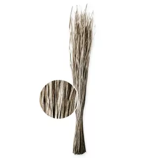 Tráva kroucená 100g platina gliter