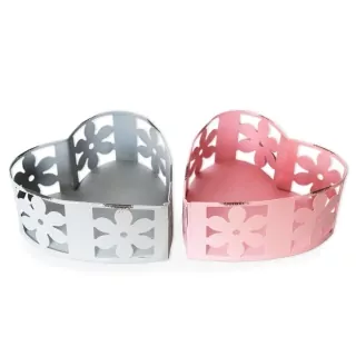 Srdce miska kov 11x10 mix