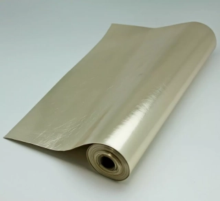 Metalická tkanina zlatá 34cm/5m
