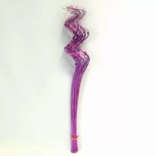 Proutí kroucené s perličkou 60cm tm.fialová