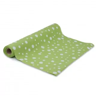 Deko látka polyester 36cm/5m zelená