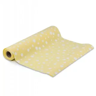 Deko látka polyester 36cm/5m žlutá
