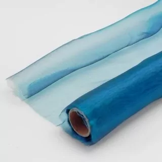 Organza š36cm/9m modrá