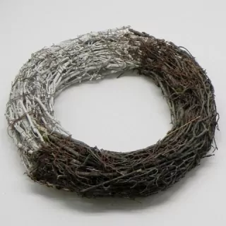 Kruh proutí hnědá/bílá