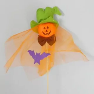 Strašák dýně zápich oranžová