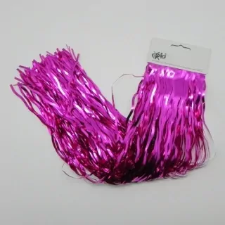 Lameta vánoční 50cm vlnka sv.fialová