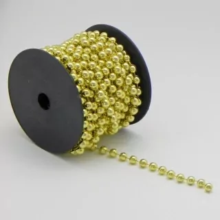 Perličky návin pvc 100cm/0,8mm zlatá