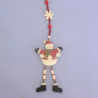 Sněhulák keramika závěs 20cm