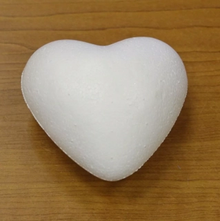 Srdíčko polystyrén 6cm