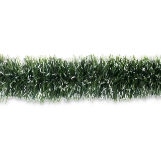 Řetěz vánoce 10cm/6m zeleno-bílý
