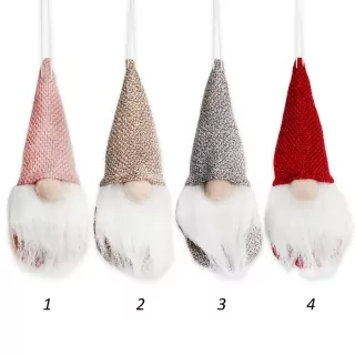 Skřítek závěs textil 15cm mix