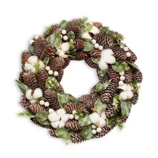 Věnec vánoční pr.32cm natural