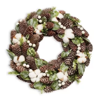 Věnec vánoční pr.36cm natural