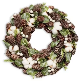 Věnec vánoční pr.47cm natural