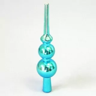 Špice vánoční pvc 15cm modrá