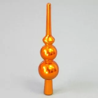 Špice vánoční pvc 15cm oranž