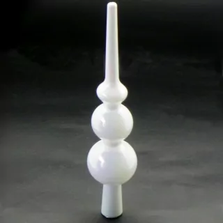 Špice vánoční pvc 27,5 cm bílá