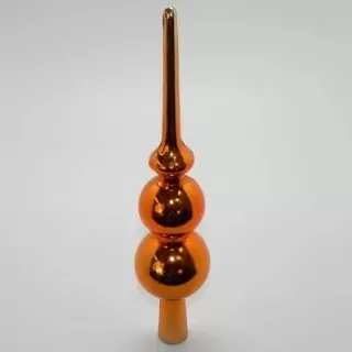 Špice vánoční pvc 27,5 cm oranžová