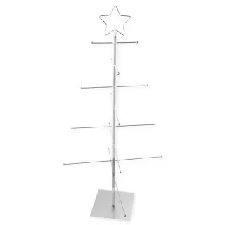 Stromek stojan kov 121cm bílá