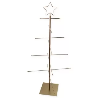 Stromek stojan kov 121cm zlatá