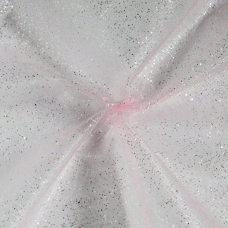 Dekorační látka polyamid 36cm/500cm růžová