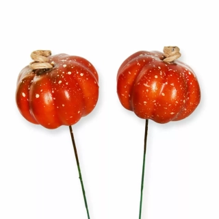 Dýně zápich pvc 2ks/pr.5cm oranžová