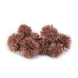 Plody přízdoba vánoční 20ks/3cm růžová