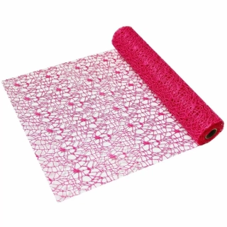 Síťka látka 36cm/5m fuchsia