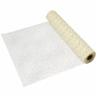 Síťka látka 36cm/5m krémová