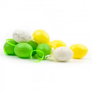 Vajíčka pvc pr.6cm/12ks mix