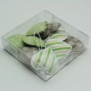 Srdíčka závěs kov S/9 mix