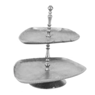 Etažér kov 39cm nickel