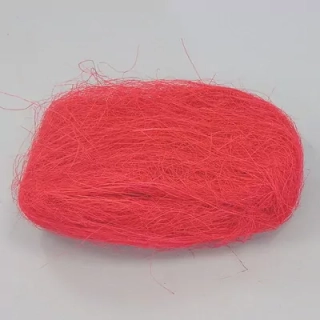 Sisal vlákno 25g červený