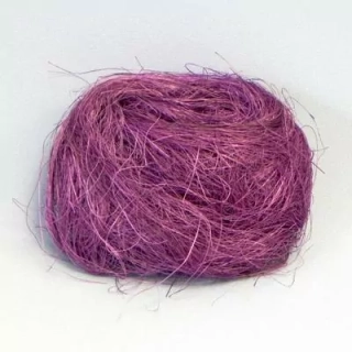 Sisal vlákno 25g tm.fialová